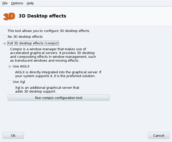 Attivazione degli effetti 3D sul desktop